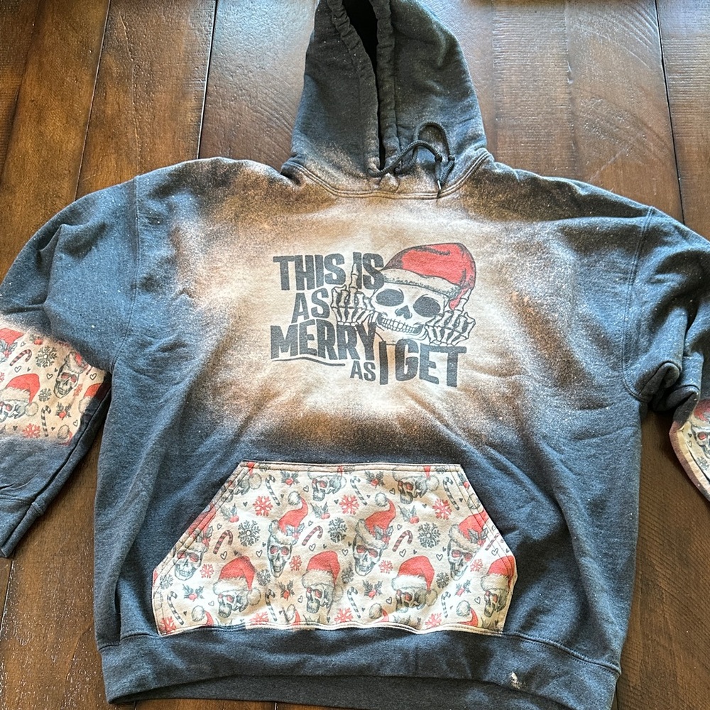 Custom Skull Christmas Hoodie